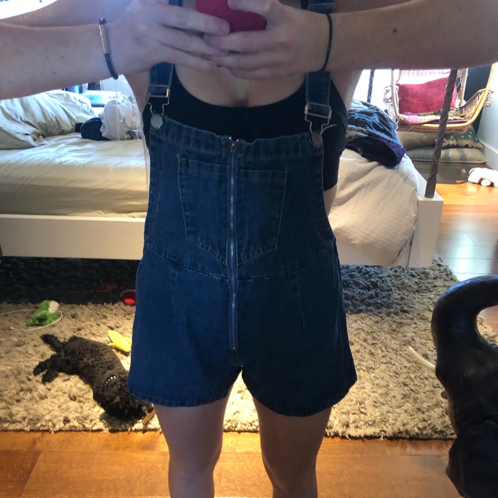 Denim romper